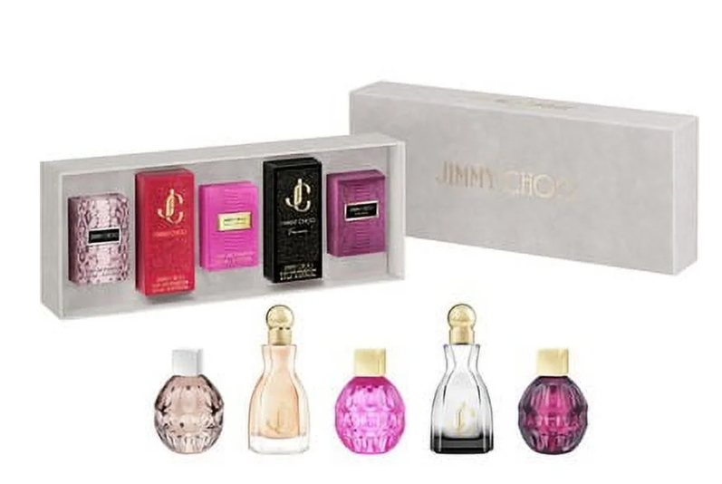 Jimmy Choo EDP 0.15 Oz x 5 (I Want Choo+Rose Passion+Forever+Jimmy Choo+I Want Choo) Set